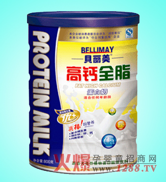 貝麗美高鈣全脂蛋白奶