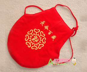 貝比純棉夾棉肚兜