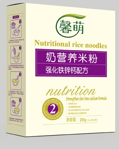 馨萌奶營養(yǎng)米粉-強化鐵鋅鈣配方