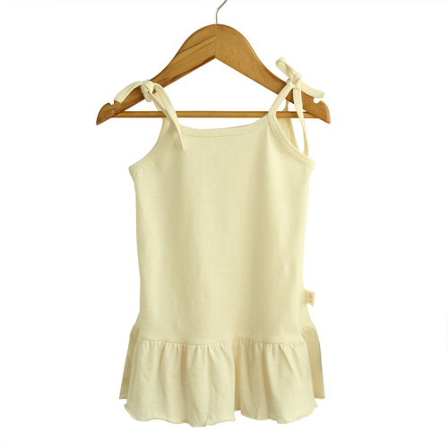 素棉寶貝有機(jī)棉嬰兒吊帶裙