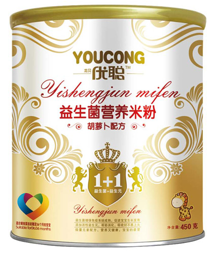 優(yōu)聰胡蘿卜益生菌米粉