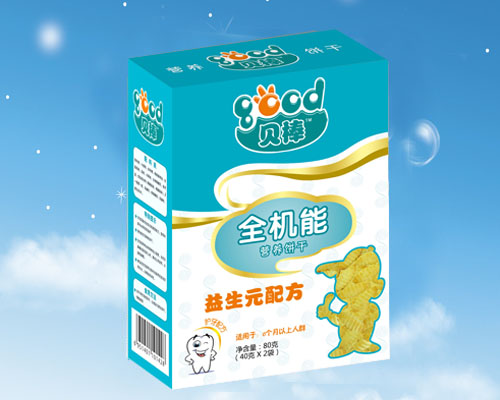 貝棒80克益生元全機(jī)能餅干