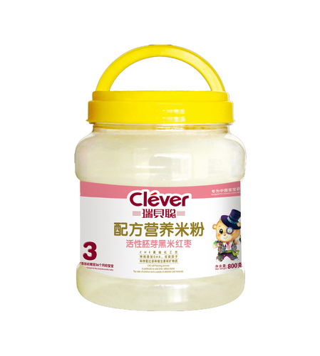 瑞貝聰活性胚芽黑米紅棗營(yíng)養(yǎng)米粉3段