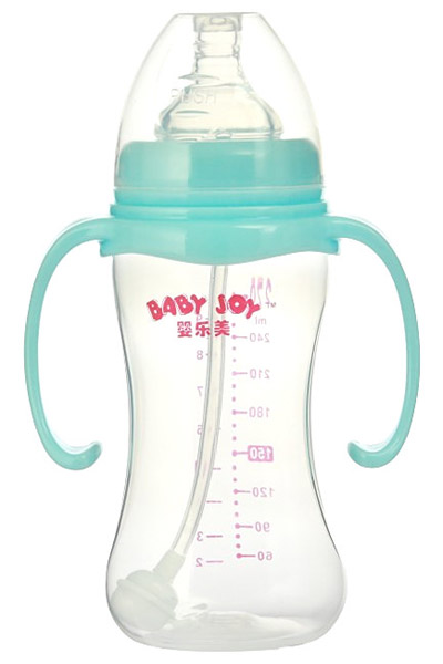 嬰樂(lè)美270ml寬口徑雙耳自動(dòng)奶瓶