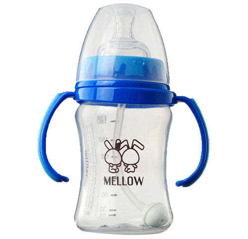 美啦美啦嬰兒藍色奶瓶