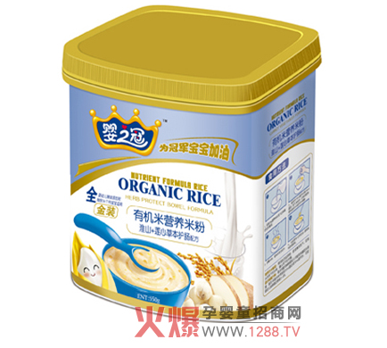 嬰之冠有機(jī)米淮山米粉