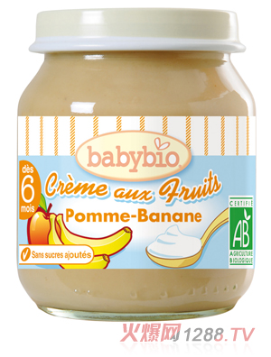 babybio水果奶油慕斯(蘋(píng)果香蕉)