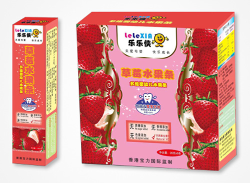 樂(lè)樂(lè)俠草莓水果條