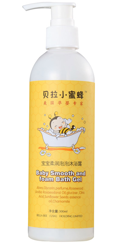 寶寶柔潤泡泡沐浴露
