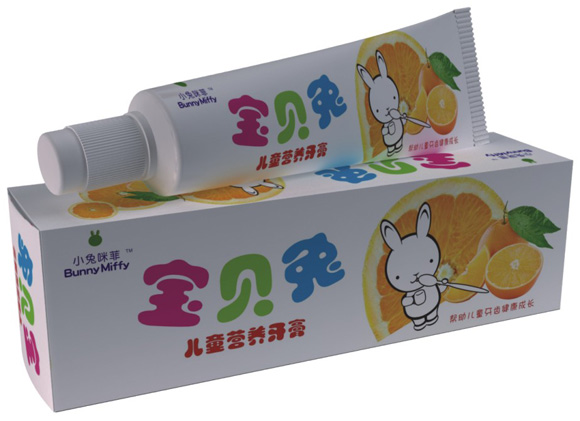小兔咪菲兒童營養(yǎng)牙膏牙膏