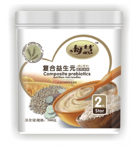 每慧淮山薏米復(fù)合益生元米粉2段(塑聽裝)