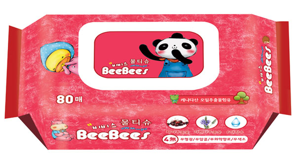 金貝柔櫻桃薰衣草嬰兒濕巾80片