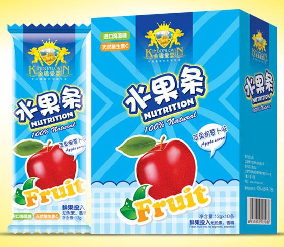 金盾愛嬰蘋果胡蘿卜味水果條