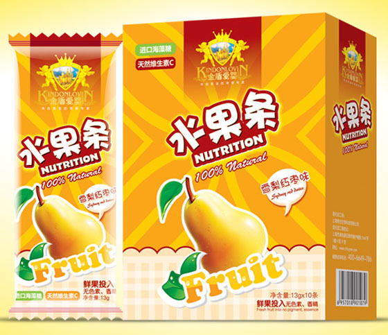 金盾愛嬰雪梨紅棗水果條