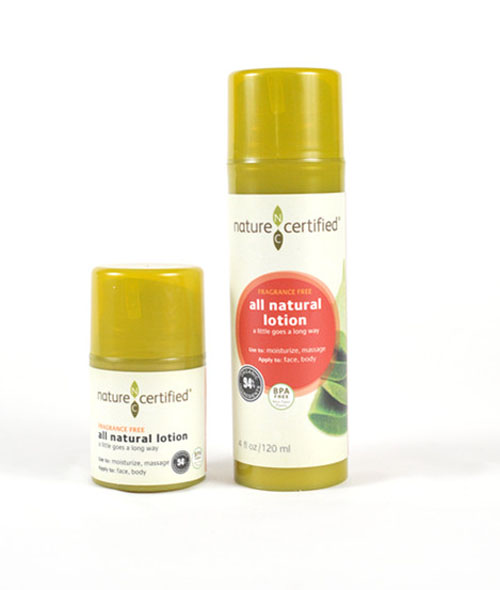 Nature Certeified全天然潤膚露