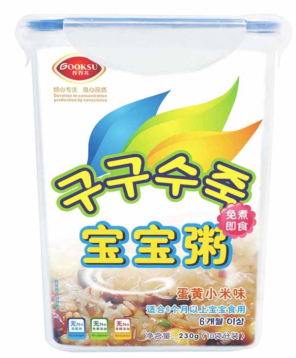 谷谷蘇蛋黃小米寶寶粥