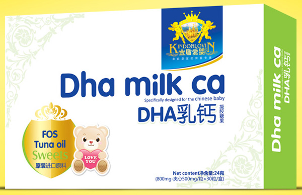 金盾愛嬰DHA乳鈣凝膠糖果