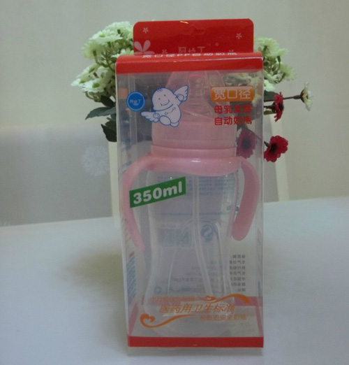 阿拉丁寬口徑自動奶瓶350ml