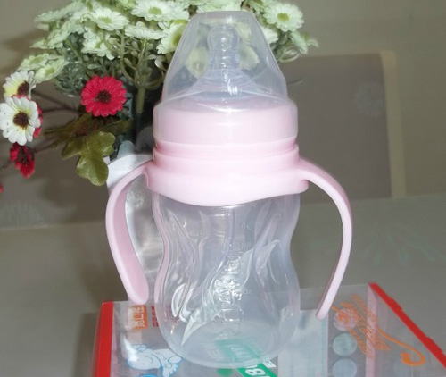 阿拉丁嬰幼兒奶瓶粉色