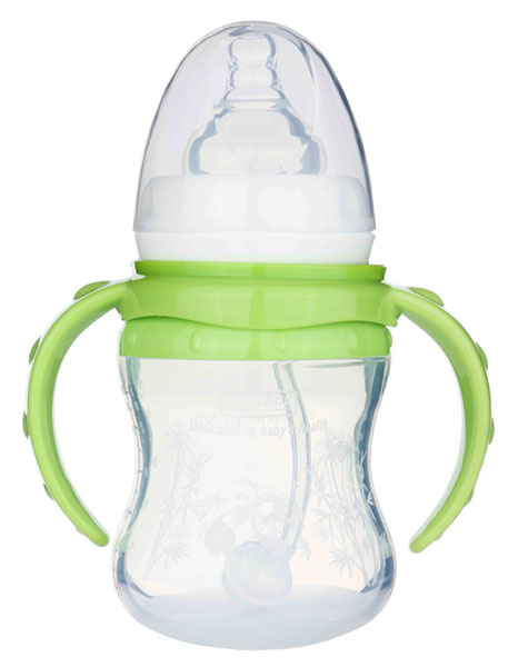 淘寶樂(lè)熊貓硅膠奶瓶180ml