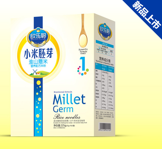 歐樂(lè)聰淮山薏米小米胚芽盒裝1段