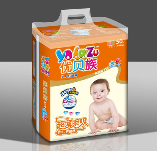 優(yōu)貝族超薄紙尿褲L碼