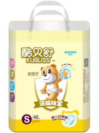 酷貝舒海吸棉寶紙尿褲S碼46片