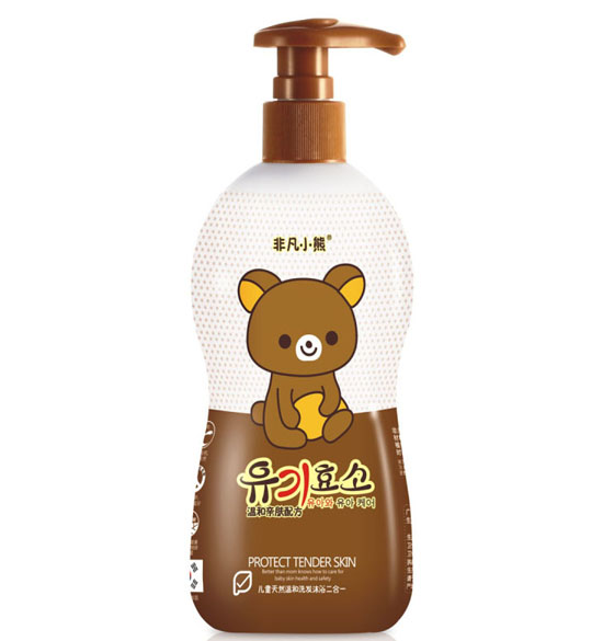 非凡小熊兒童天然溫和洗發(fā)沐浴二合一(天然珍珠)