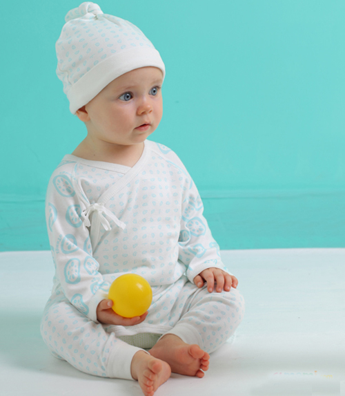 藕糖氏嬰兒內(nèi)衣藍(lán)色