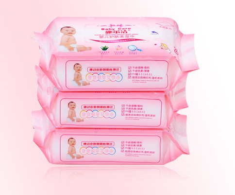 施爾潔嬰兒護(hù)膚柔濕巾三連包