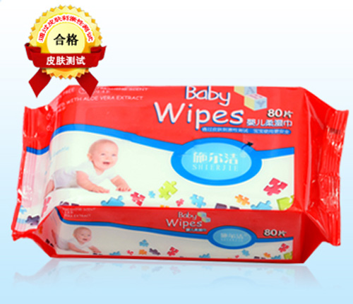 施爾潔嬰兒柔濕巾80抽裝