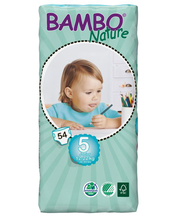 BAMBO Natureyinge紙尿褲L碼54片