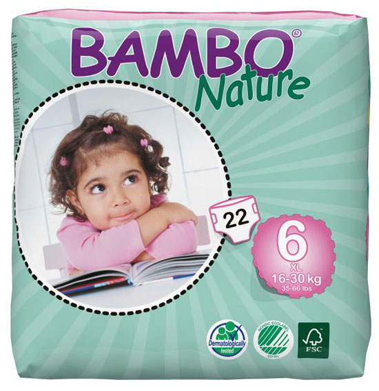 BAMBO Natureyinge紙尿褲XL碼22片