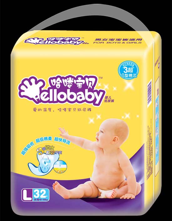 哈嘍寶貝yinge紙尿褲L碼32片