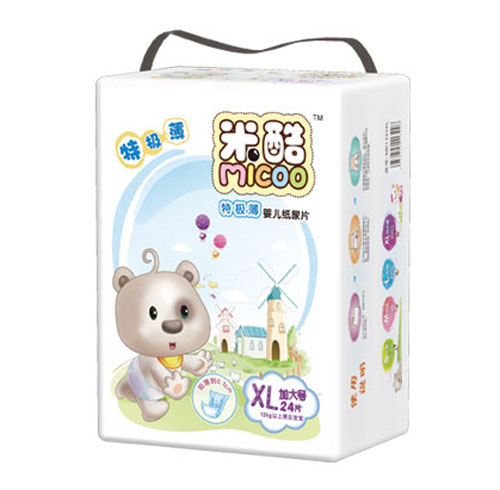 米酷特極薄嬰兒紙尿片(加大號(hào))