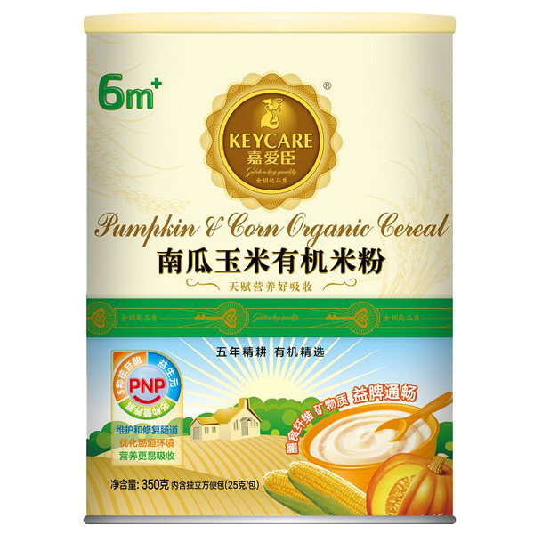 嘉愛臣南瓜玉米有機(jī)米粉