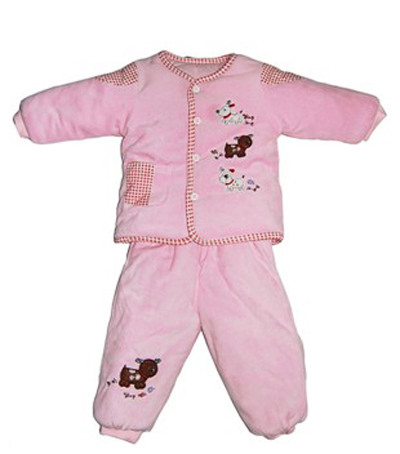 嬰比迪剪絨開胸套