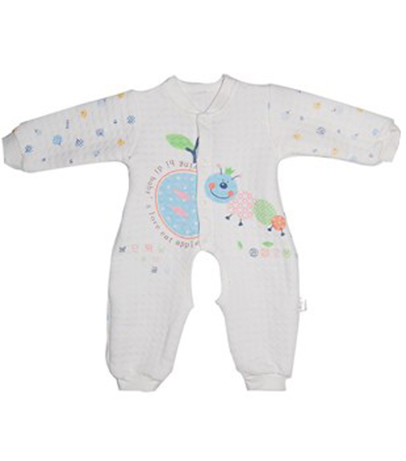 嬰比迪蘋(píng)果開(kāi)襠哈衣