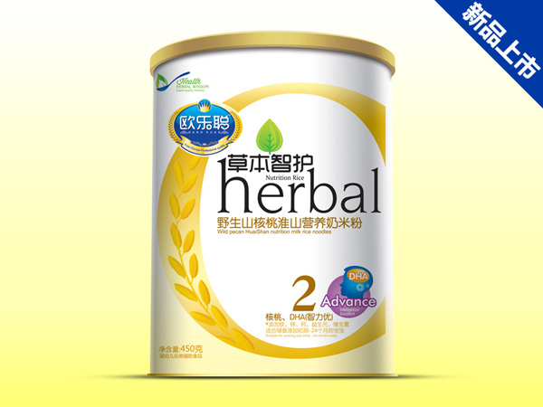 歐樂聰野生山核桃淮山營養(yǎng)奶米粉2段