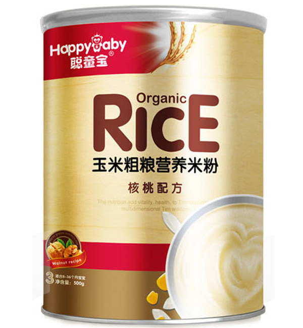 聰童寶玉米粗糧核桃配方米粉3段