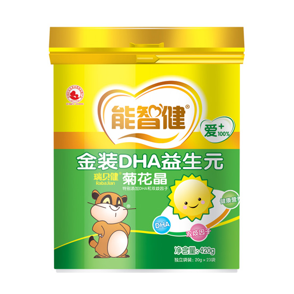 能智健420g金裝DHA益生元菊花晶