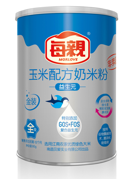 每親益生元玉米配方奶米粉全段