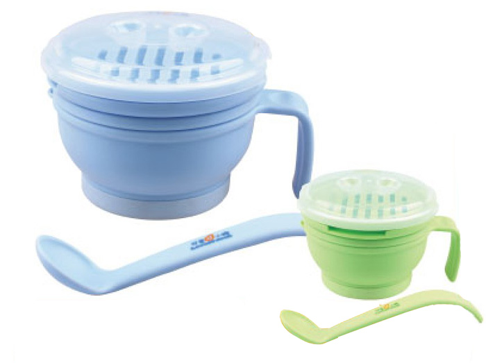 可愛小鴨多功能盛飯研磨組