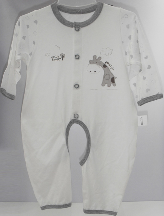 娃愛(ài)的蓓蓓灰邊開(kāi)檔哈衣