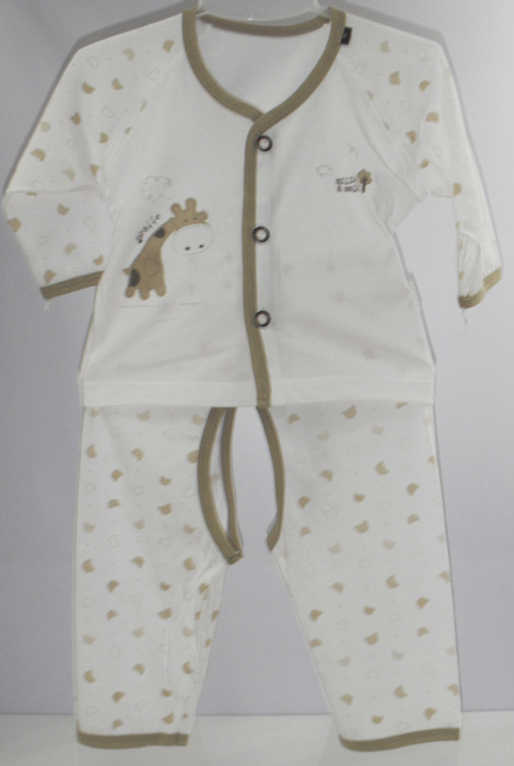 娃愛(ài)的蓓蓓駝色花紋開檔內(nèi)衣套裝