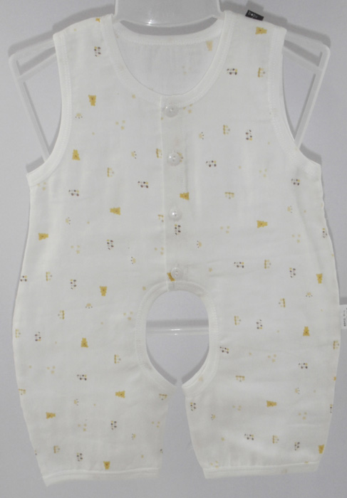 娃愛的蓓蓓無(wú)袖紗布哈衣