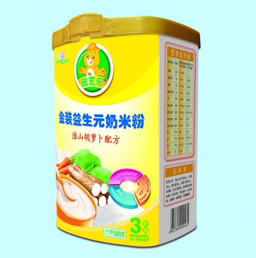 因芝樂金裝益生元淮山胡蘿卜配方奶米粉
