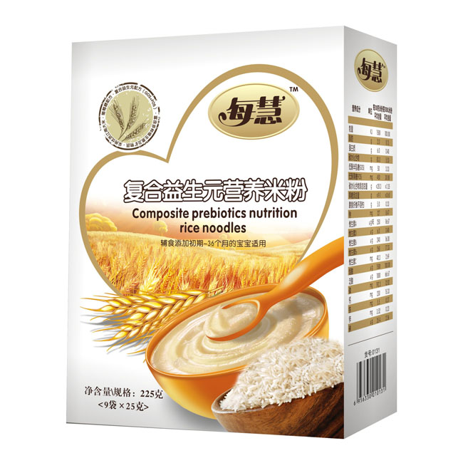 每慧復(fù)合益生元蘋果番茄營養(yǎng)米粉500