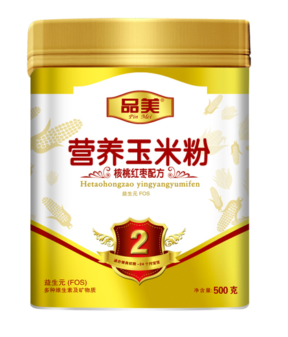 品美核桃紅棗配方玉米米粉2段