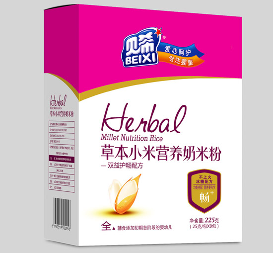 貝希雙益護(hù)暢配方營(yíng)養(yǎng)奶米粉